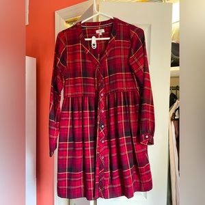 Plaid dress perfect condition great for spring/fall